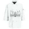 Button Chef Coat with Thermometer Pocket Thumbnail