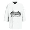 Button Chef Coat with Thermometer Pocket Thumbnail