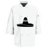 Button Chef Coat with Thermometer Pocket Thumbnail
