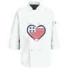 Button Chef Coat with Thermometer Pocket Thumbnail