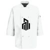 Button Chef Coat with Thermometer Pocket Thumbnail