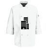 Button Chef Coat with Thermometer Pocket Thumbnail