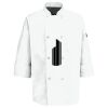 Button Chef Coat with Thermometer Pocket Thumbnail