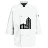 Button Chef Coat with Thermometer Pocket Thumbnail
