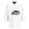 Button Chef Coat with Thermometer Pocket Thumbnail