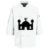 Button Chef Coat with Thermometer Pocket Thumbnail
