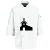 Button Chef Coat with Thermometer Pocket Thumbnail