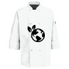 Button Chef Coat with Thermometer Pocket Thumbnail