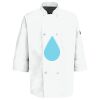 Button Chef Coat with Thermometer Pocket Thumbnail