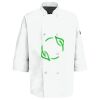 Button Chef Coat with Thermometer Pocket Thumbnail