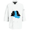 Button Chef Coat with Thermometer Pocket Thumbnail