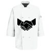 Button Chef Coat with Thermometer Pocket Thumbnail