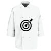 Button Chef Coat with Thermometer Pocket Thumbnail