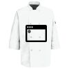 Button Chef Coat with Thermometer Pocket Thumbnail