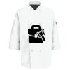 Button Chef Coat with Thermometer Pocket Thumbnail