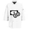 Button Chef Coat with Thermometer Pocket Thumbnail