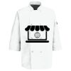 Button Chef Coat with Thermometer Pocket Thumbnail