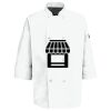 Button Chef Coat with Thermometer Pocket Thumbnail