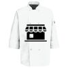 Button Chef Coat with Thermometer Pocket Thumbnail