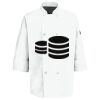 Button Chef Coat with Thermometer Pocket Thumbnail