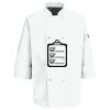 Button Chef Coat with Thermometer Pocket Thumbnail
