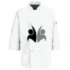 Button Chef Coat with Thermometer Pocket Thumbnail