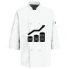 Button Chef Coat with Thermometer Pocket Thumbnail