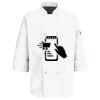 Button Chef Coat with Thermometer Pocket Thumbnail