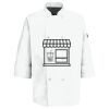 Button Chef Coat with Thermometer Pocket Thumbnail
