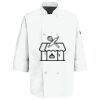 Button Chef Coat with Thermometer Pocket Thumbnail
