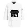 Button Chef Coat with Thermometer Pocket Thumbnail