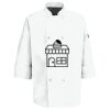 Button Chef Coat with Thermometer Pocket Thumbnail