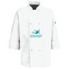 Button Chef Coat with Thermometer Pocket Thumbnail