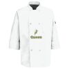 Button Chef Coat with Thermometer Pocket Thumbnail