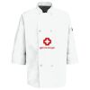 Button Chef Coat with Thermometer Pocket Thumbnail