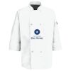 Button Chef Coat with Thermometer Pocket Thumbnail