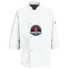 Eight Pearl Button Chef Coat with Thermometer Pocket Thumbnail