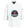 Eight Pearl Button Chef Coat with Thermometer Pocket Thumbnail