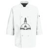 Eight Pearl Button Chef Coat with Thermometer Pocket Thumbnail