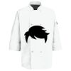 Eight Pearl Button Chef Coat with Thermometer Pocket Thumbnail