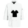 Eight Pearl Button Chef Coat with Thermometer Pocket Thumbnail