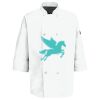 Eight Pearl Button Chef Coat with Thermometer Pocket Thumbnail