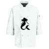 Eight Pearl Button Chef Coat with Thermometer Pocket Thumbnail