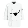 Eight Pearl Button Chef Coat with Thermometer Pocket Thumbnail