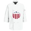 Eight Pearl Button Chef Coat with Thermometer Pocket Thumbnail