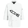 Eight Pearl Button Chef Coat with Thermometer Pocket Thumbnail