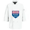 Eight Pearl Button Chef Coat with Thermometer Pocket Thumbnail