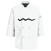 Eight Pearl Button Chef Coat with Thermometer Pocket Thumbnail