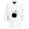 Eight Pearl Button Chef Coat with Thermometer Pocket Thumbnail