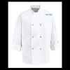 Eight Pearl Button Chef Coat - Tall Sizes Thumbnail